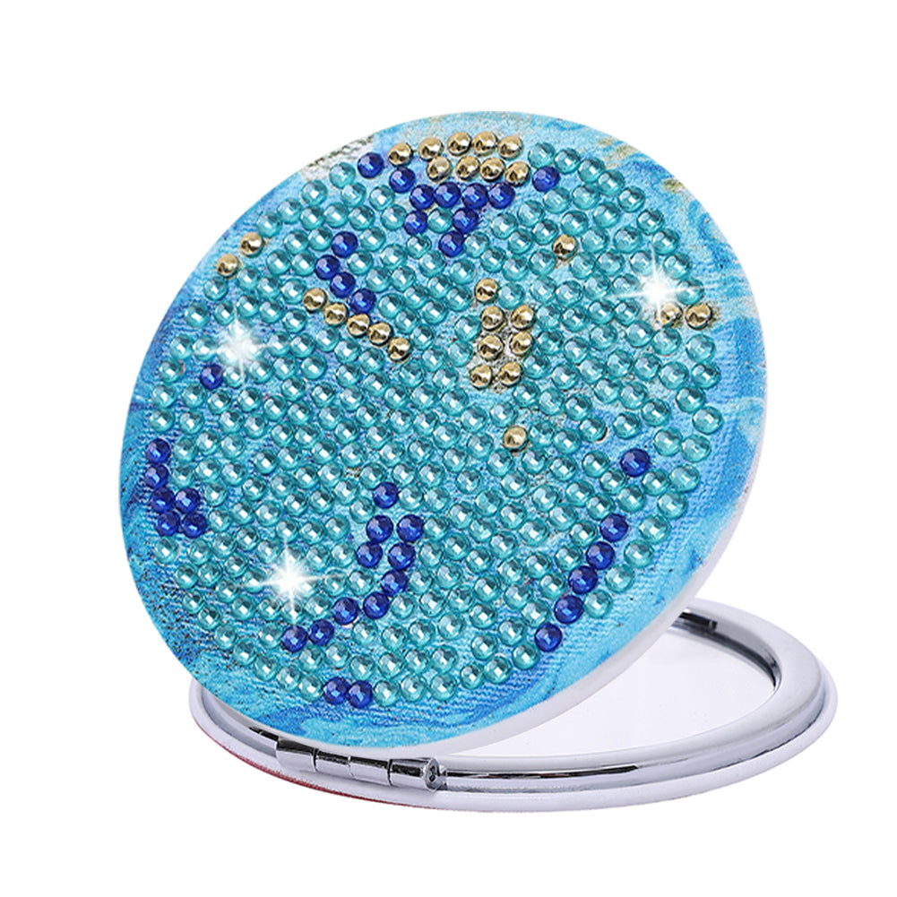 DIY Crystal Diamond Mirror Art Craft Set Paint by Number Kits for Adult and Kids