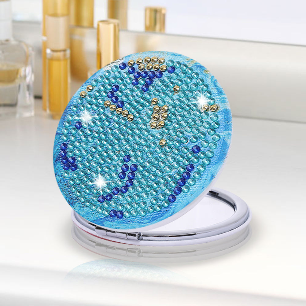 DIY Crystal Diamond Mirror Art Craft Set Paint by Number Kits for Adult and Kids