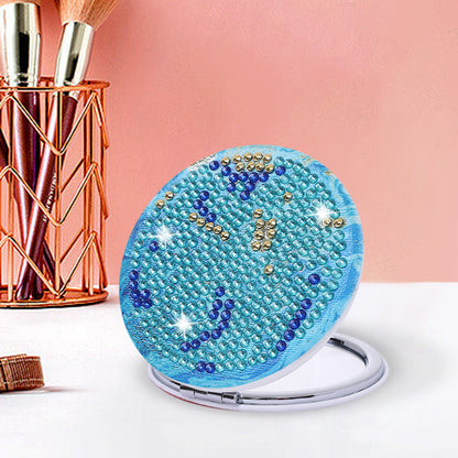 DIY Crystal Diamond Mirror Art Craft Set Paint by Number Kits for Adult and Kids