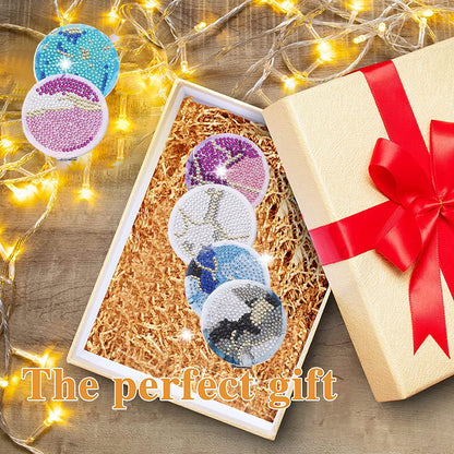 DIY Crystal Diamond Mirror Art Craft Set Paint by Number Kits for Adult and Kids