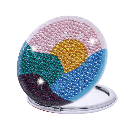 DIY Crystal Diamond Mirror Art Craft Set Paint by Number Kits for Adult and Kids