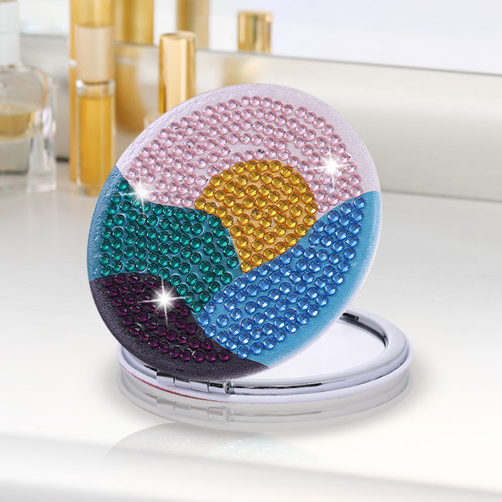 DIY Crystal Diamond Mirror Art Craft Set Paint by Number Kits for Adult and Kids