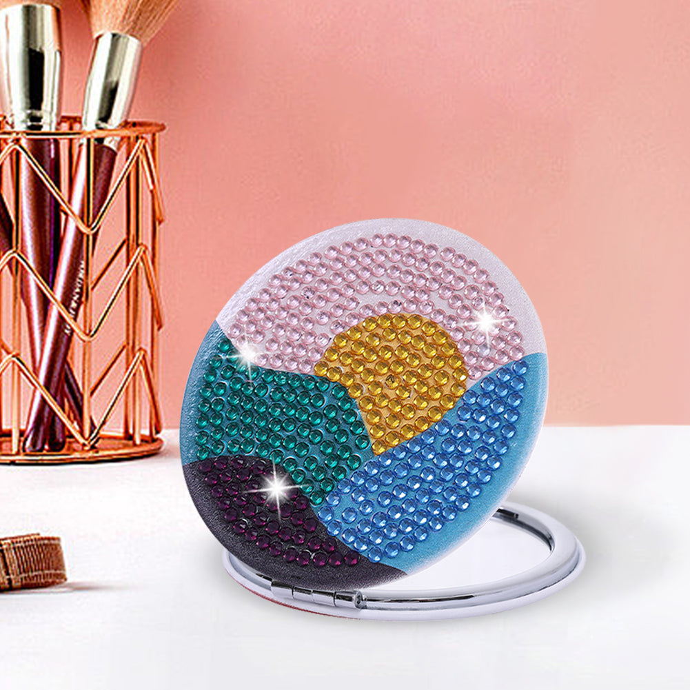 DIY Crystal Diamond Mirror Art Craft Set Paint by Number Kits for Adult and Kids