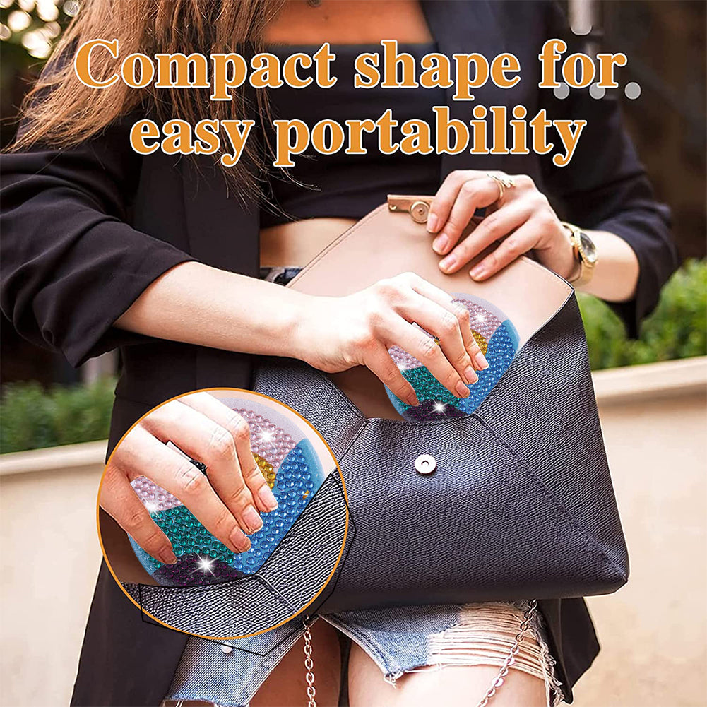 DIY Crystal Diamond Mirror Art Craft Set Paint by Number Kits for Adult and Kids