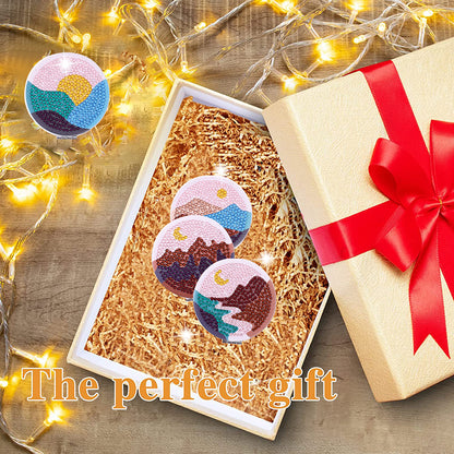 DIY Crystal Diamond Mirror Art Craft Set Paint by Number Kits for Adult and Kids