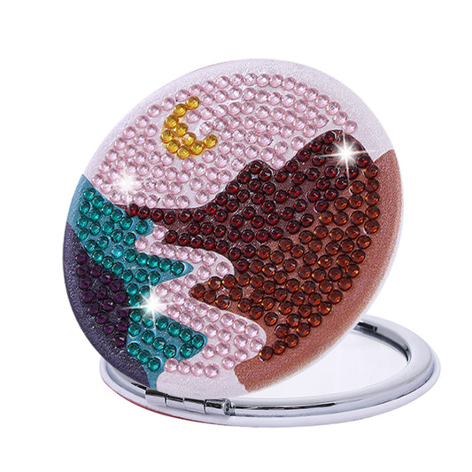 DIY Crystal Diamond Mirror Art Craft Set Paint by Number Kits for Adult and Kids