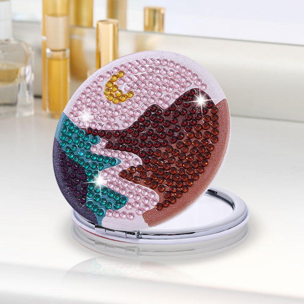 DIY Crystal Diamond Mirror Art Craft Set Paint by Number Kits for Adult and Kids