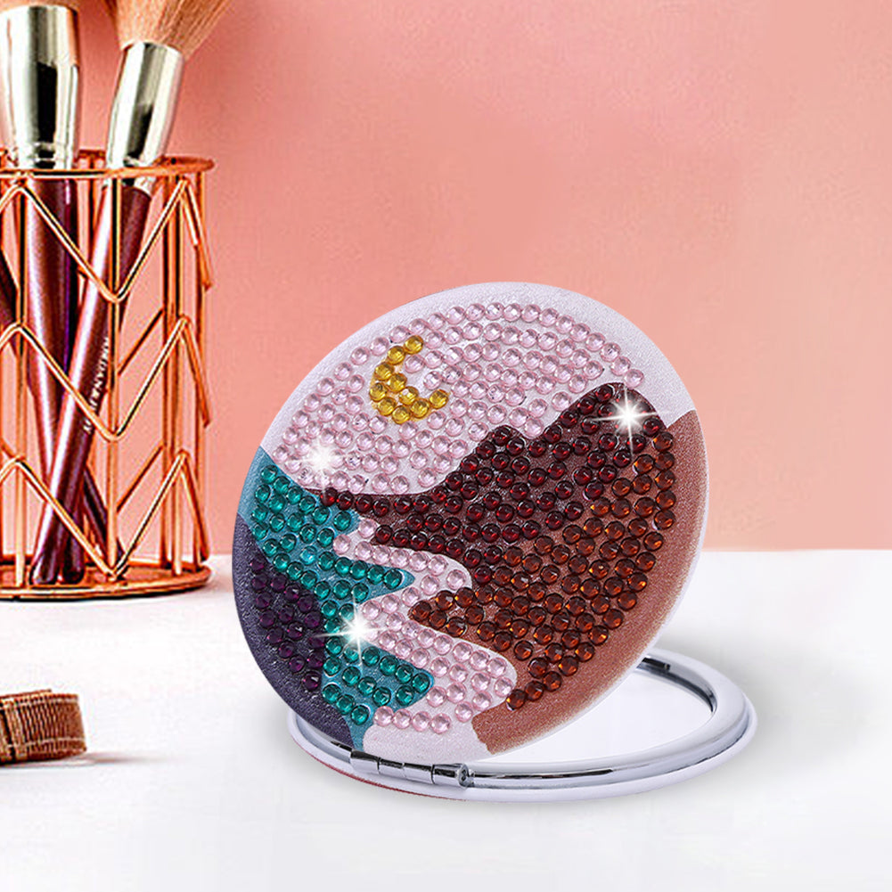 DIY Crystal Diamond Mirror Art Craft Set Paint by Number Kits for Adult and Kids