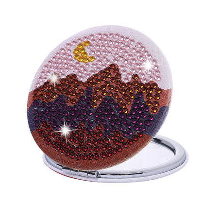 DIY Crystal Diamond Mirror Art Craft Set Paint by Number Kits for Adult and Kids