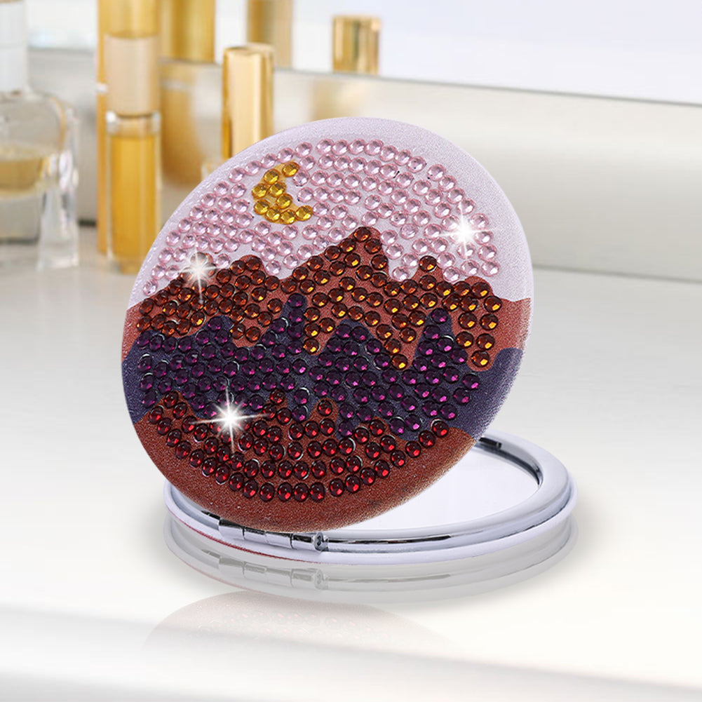 DIY Crystal Diamond Mirror Art Craft Set Paint by Number Kits for Adult and Kids