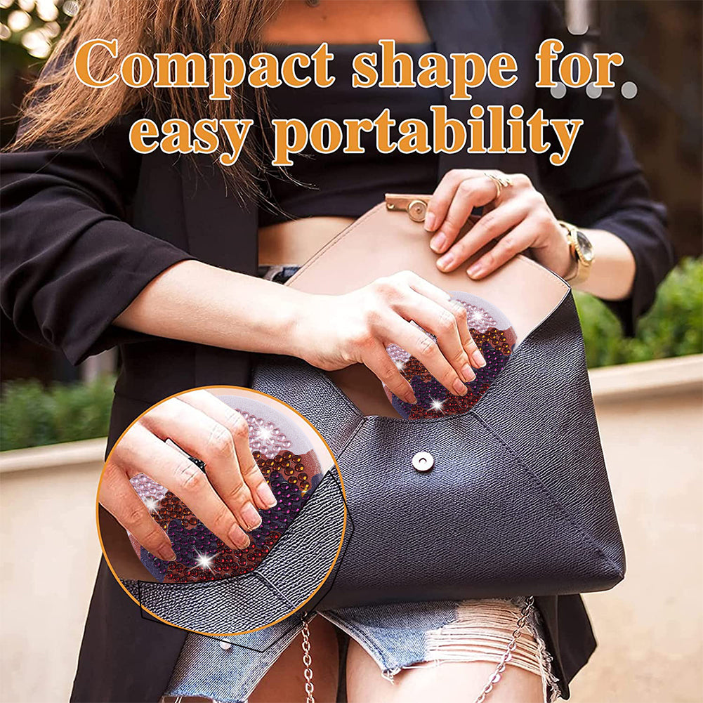 DIY Crystal Diamond Mirror Art Craft Set Paint by Number Kits for Adult and Kids