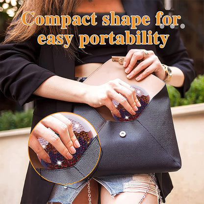 DIY Crystal Diamond Mirror Art Craft Set Paint by Number Kits for Adult and Kids