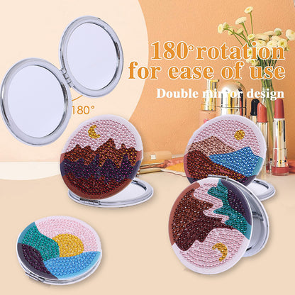 DIY Crystal Diamond Mirror Art Craft Set Paint by Number Kits for Adult and Kids