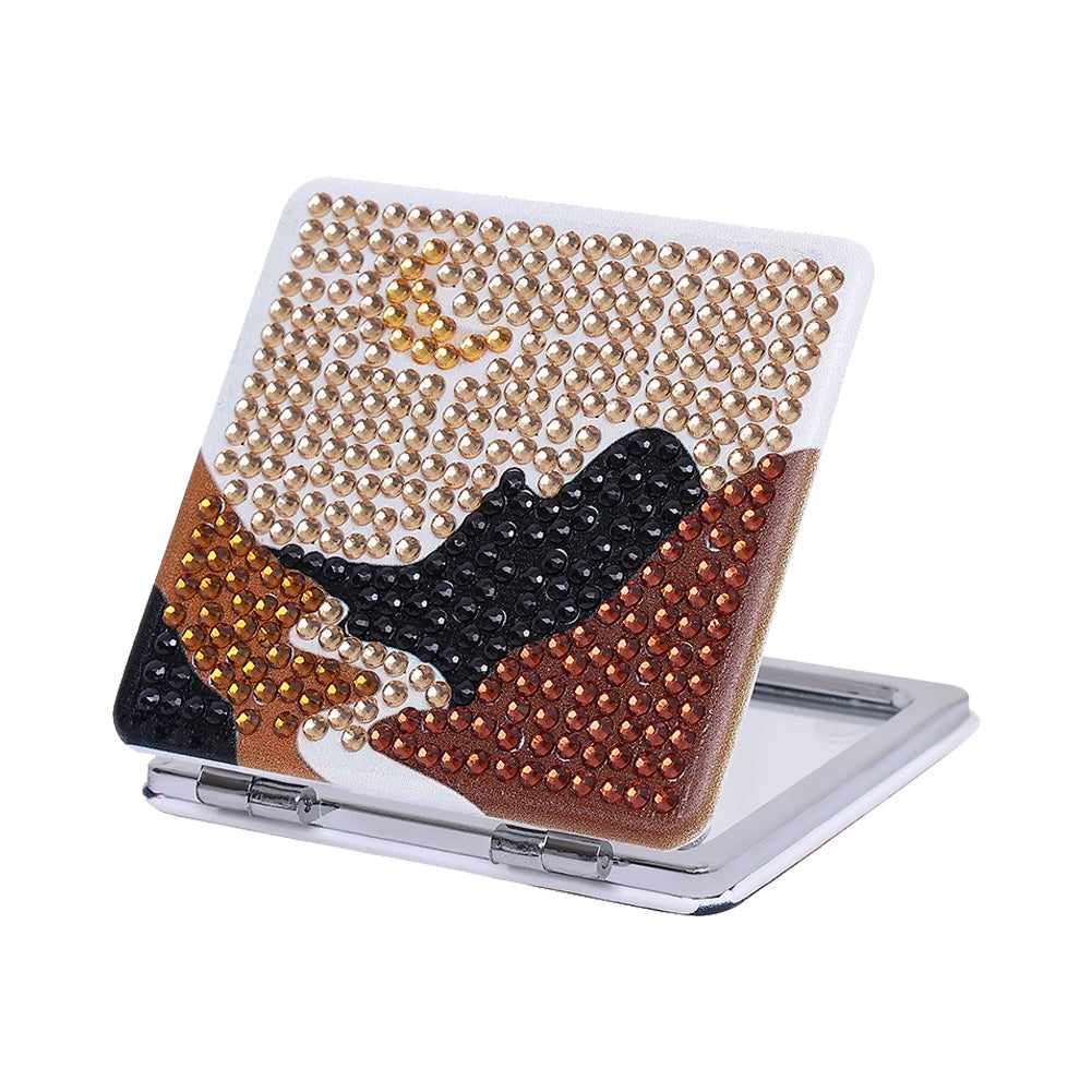 DIY Crystal Diamond Mirror Art Craft Set Paint by Number Kits for Adult and Kids