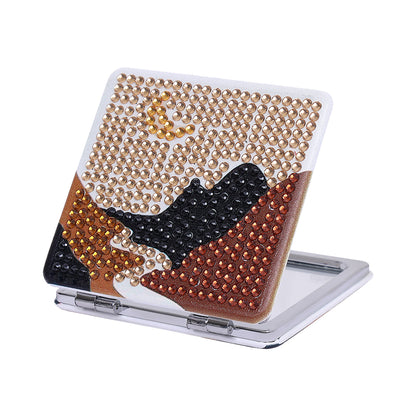 DIY Crystal Diamond Mirror Art Craft Set Paint by Number Kits for Adult and Kids