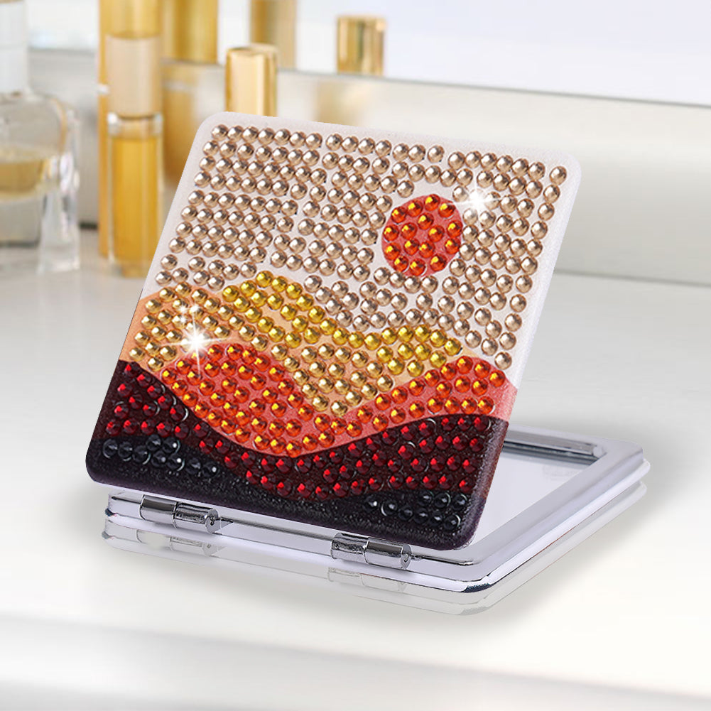 DIY Crystal Diamond Mirror Art Craft Set Paint by Number Kits for Adult and Kids