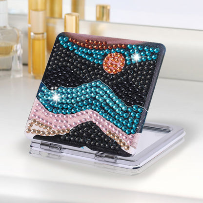 DIY Crystal Diamond Mirror Art Craft Set Paint by Number Kits for Adult and Kids