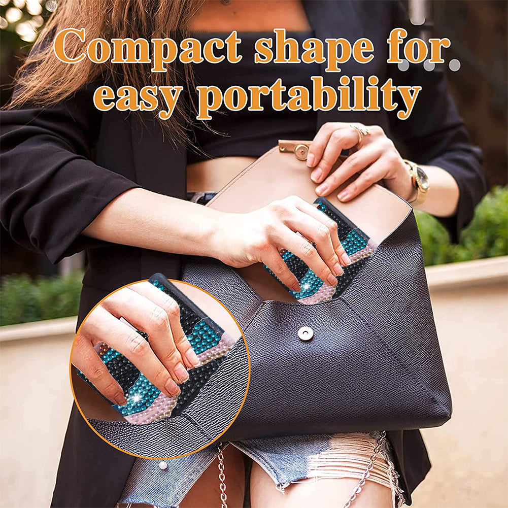 DIY Crystal Diamond Mirror Art Craft Set Paint by Number Kits for Adult and Kids