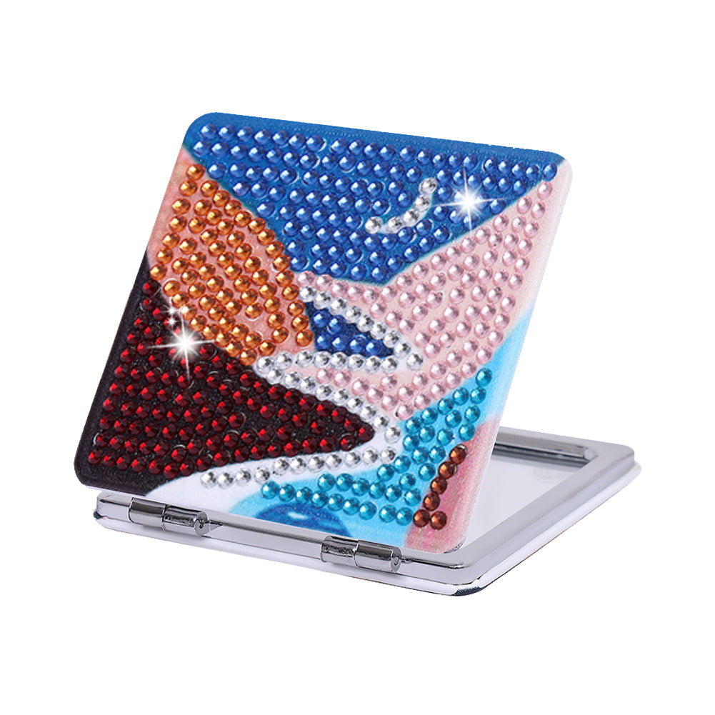 DIY Crystal Diamond Mirror Art Craft Set Paint by Number Kits for Adult and Kids