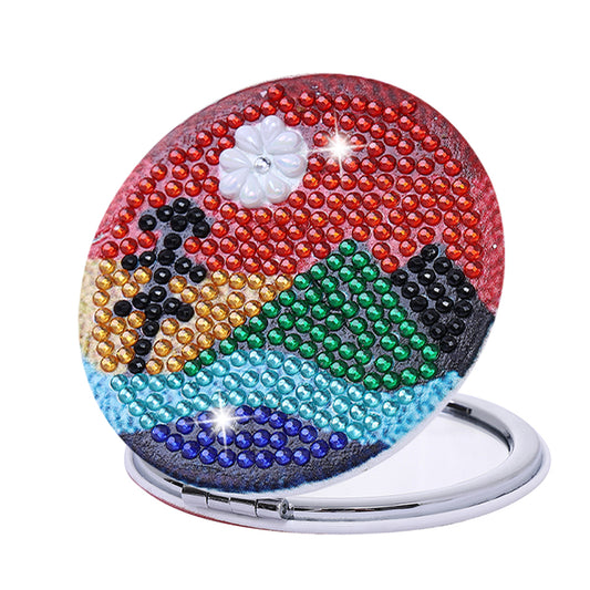 DIY Crystal Diamond Mirror Art Craft Set Paint by Number Kits for Adult and Kids