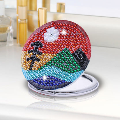 DIY Crystal Diamond Mirror Art Craft Set Paint by Number Kits for Adult and Kids