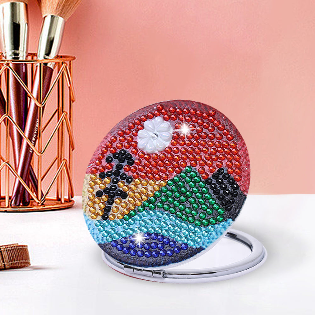 DIY Crystal Diamond Mirror Art Craft Set Paint by Number Kits for Adult and Kids