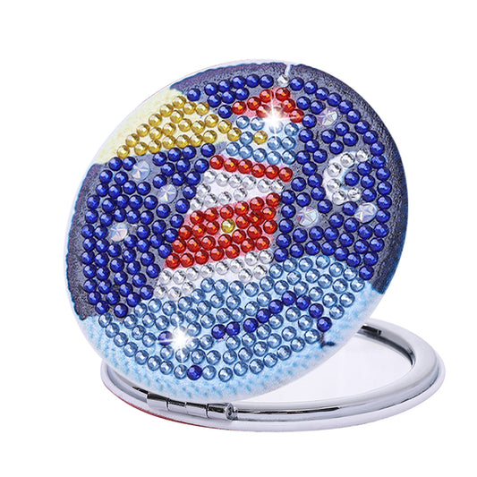 DIY Crystal Diamond Mirror Art Craft Set Paint by Number Kits for Adult and Kids