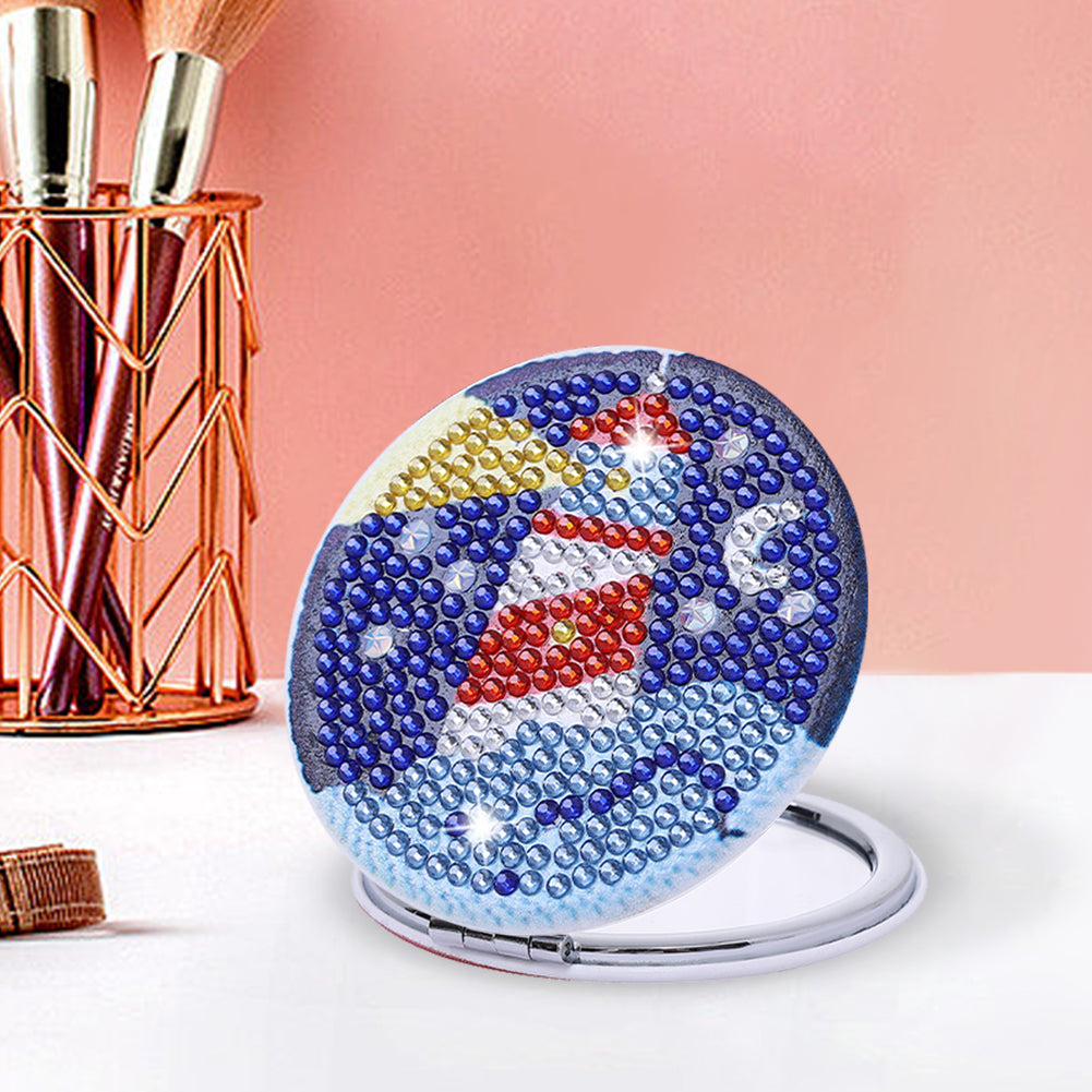 DIY Crystal Diamond Mirror Art Craft Set Paint by Number Kits for Adult and Kids