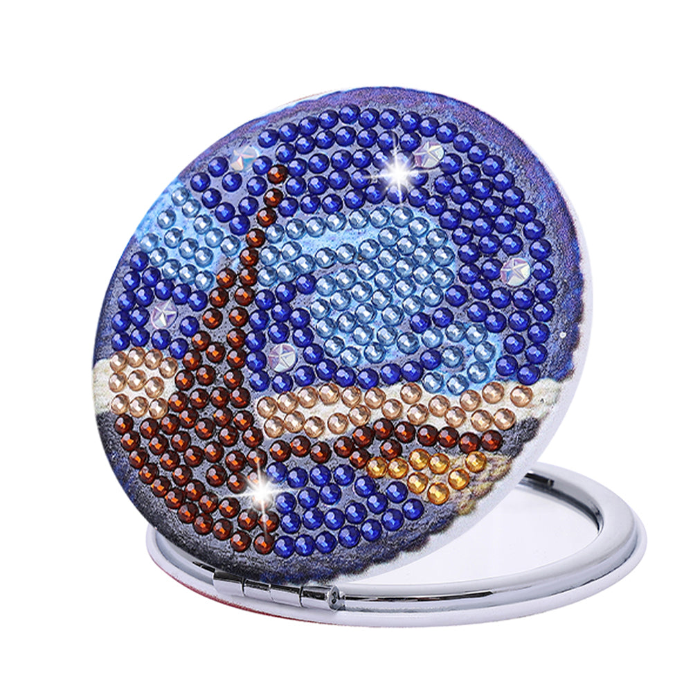 DIY Crystal Diamond Mirror Art Craft Set Paint by Number Kits for Adult and Kids