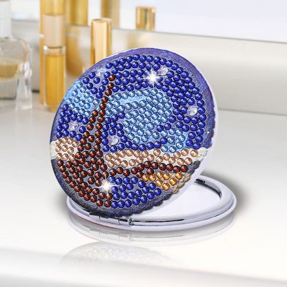 DIY Crystal Diamond Mirror Art Craft Set Paint by Number Kits for Adult and Kids