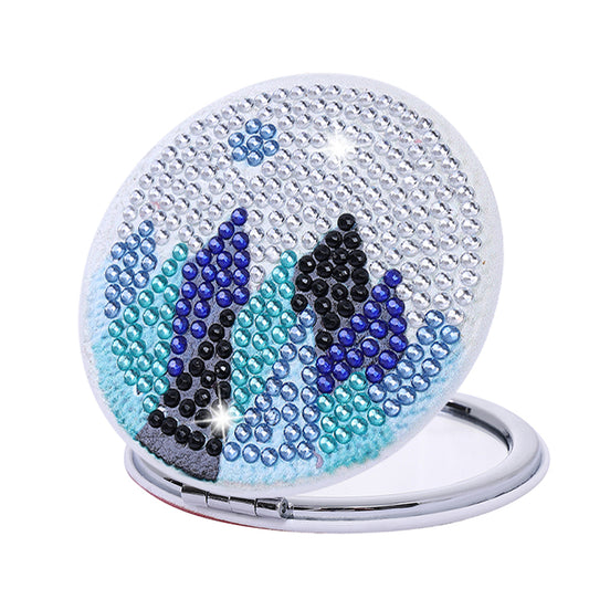 DIY Crystal Diamond Mirror Art Craft Set Paint by Number Kits for Adult and Kids