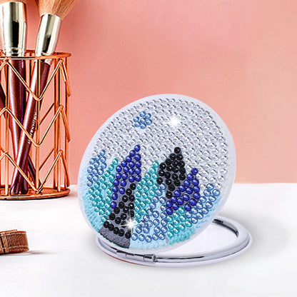 DIY Crystal Diamond Mirror Art Craft Set Paint by Number Kits for Adult and Kids