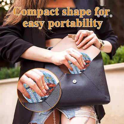 DIY Crystal Diamond Mirror Art Craft Set Paint by Number Kits for Adult and Kids