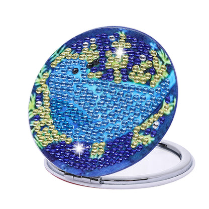 DIY Crystal Diamond Mirror Art Craft Set Paint by Number Kits for Adult and Kids