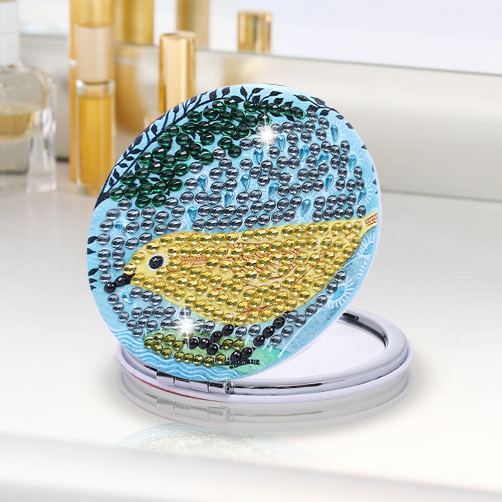 DIY Crystal Diamond Mirror Art Craft Set Paint by Number Kits for Adult and Kids