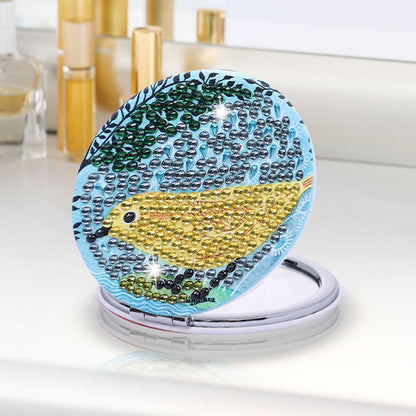 DIY Crystal Diamond Mirror Art Craft Set Paint by Number Kits for Adult and Kids