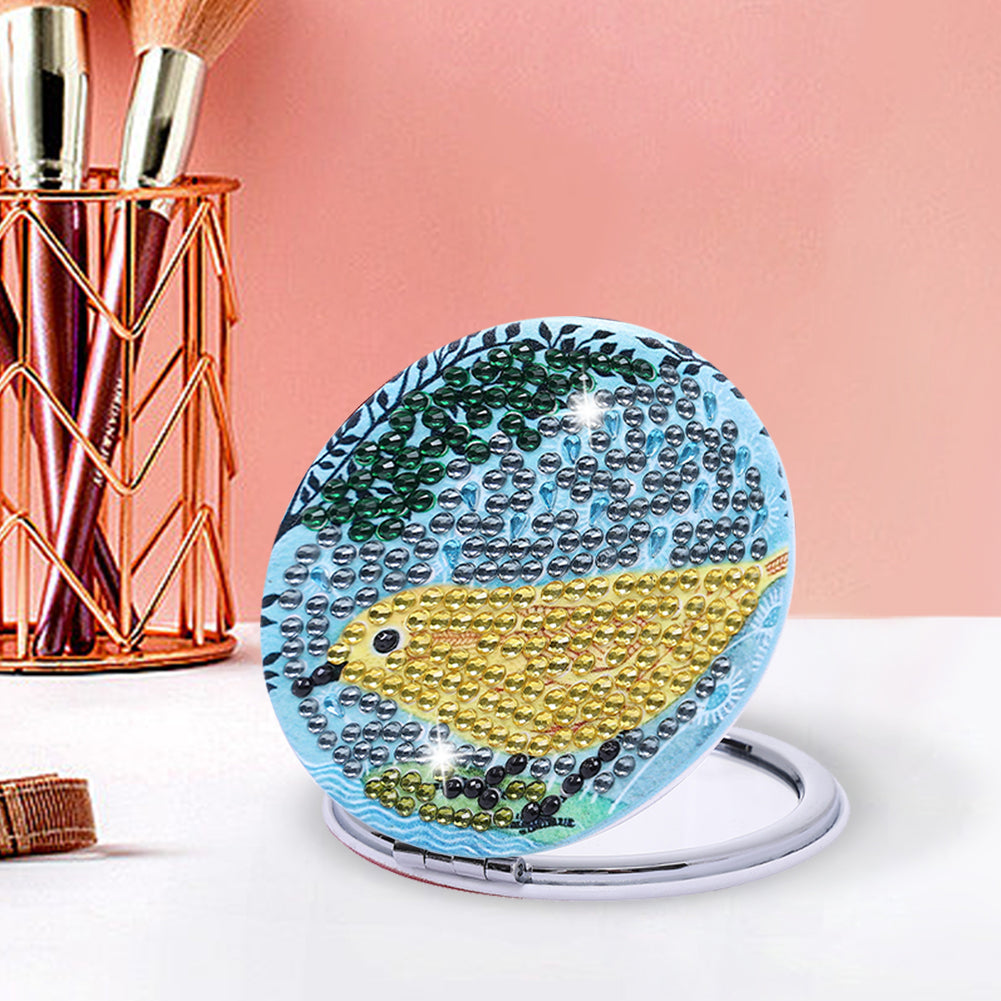 DIY Crystal Diamond Mirror Art Craft Set Paint by Number Kits for Adult and Kids