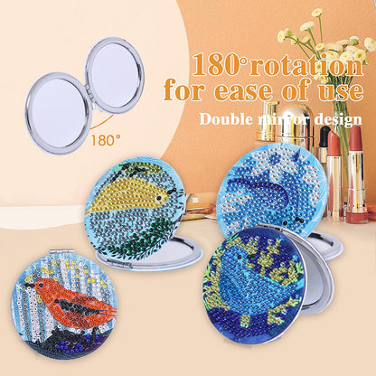 DIY Crystal Diamond Mirror Art Craft Set Paint by Number Kits for Adult and Kids