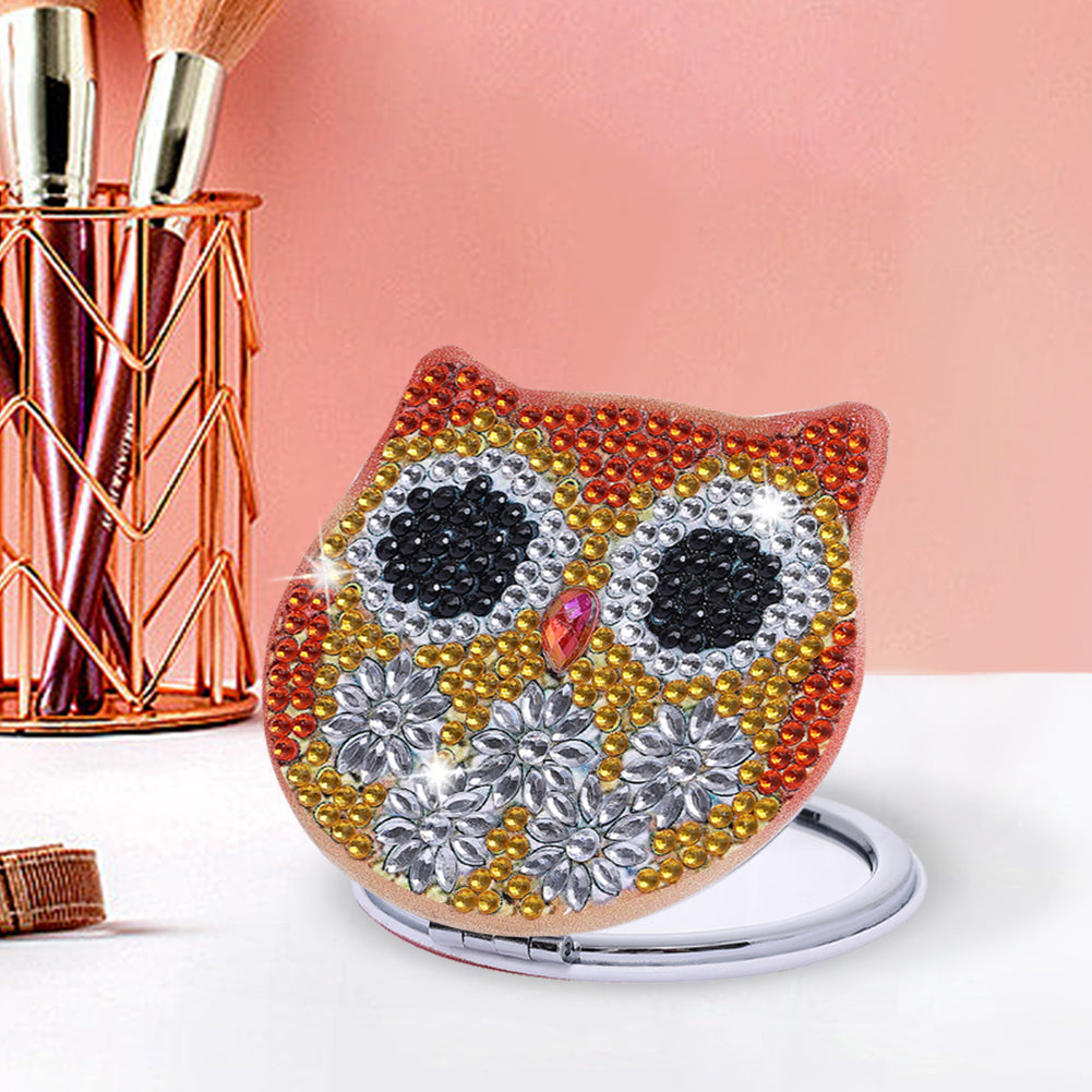 DIY Crystal Diamond Mirror Art Craft Set Paint by Number Kits for Adult and Kids