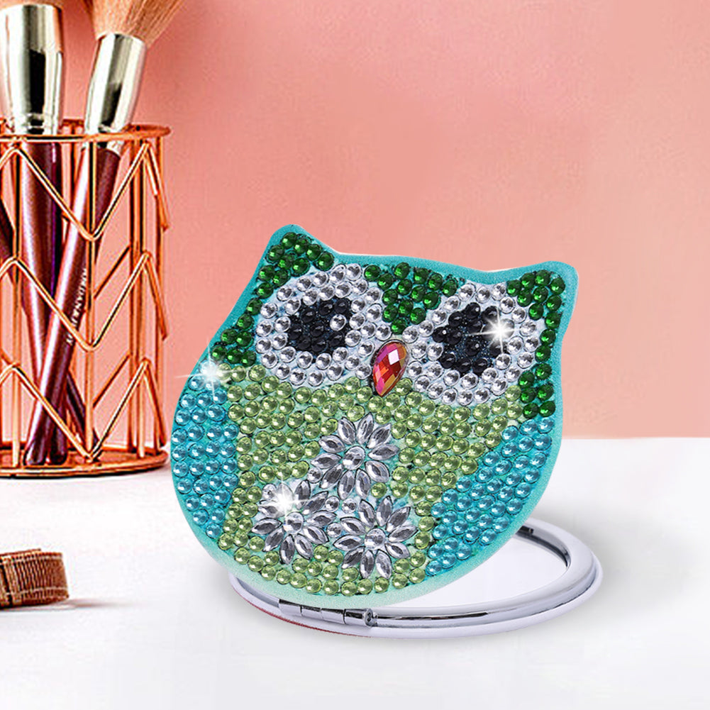 DIY Crystal Diamond Mirror Art Craft Set Paint by Number Kits for Adult and Kids