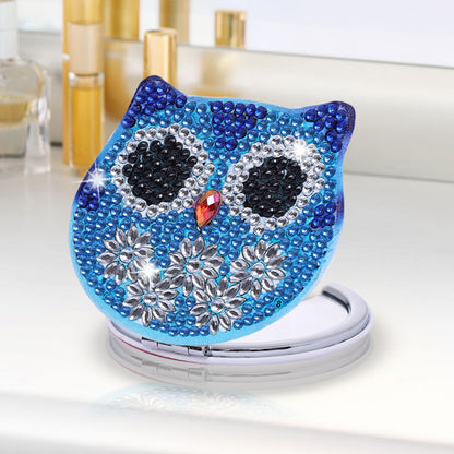 DIY Crystal Diamond Mirror Art Craft Set Paint by Number Kits for Adult and Kids