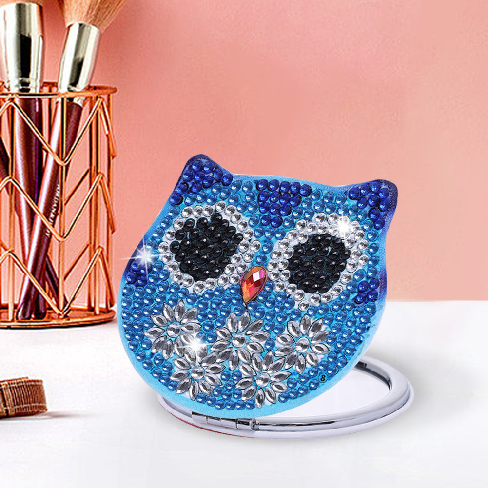 DIY Crystal Diamond Mirror Art Craft Set Paint by Number Kits for Adult and Kids