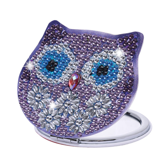 DIY Crystal Diamond Mirror Art Craft Set Paint by Number Kits for Adult and Kids