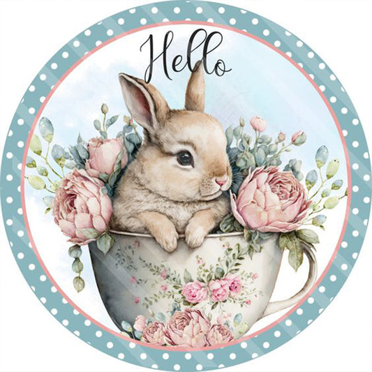 Bunny Garland - Full Round Drill Diamond Painting 30*30CM
