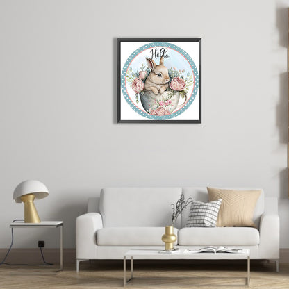 Bunny Garland - Full Round Drill Diamond Painting 30*30CM