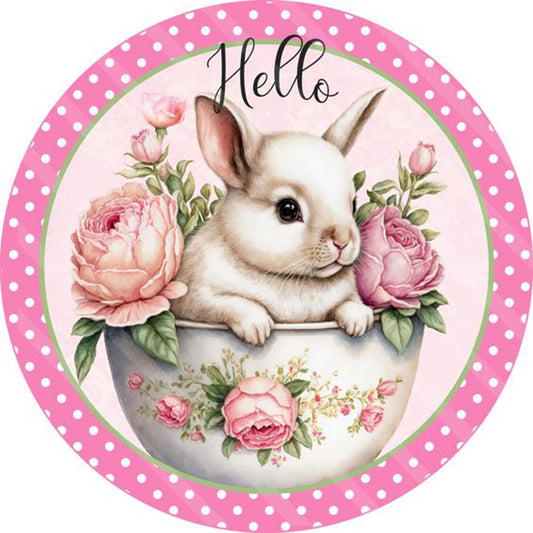 Bunny Garland - Full Round Drill Diamond Painting 30*30CM