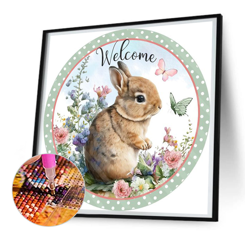 Bunny Garland - Full Round Drill Diamond Painting 30*30CM