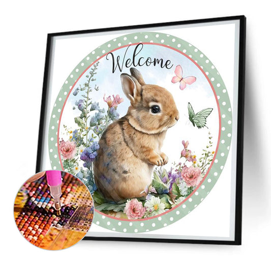 Bunny Garland - Full Round Drill Diamond Painting 30*30CM