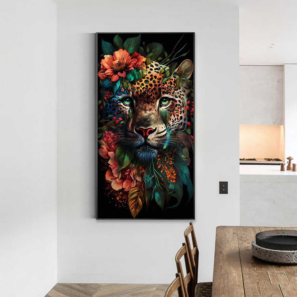 Leopard - Full Round Drill Diamond Painting 40*70CM