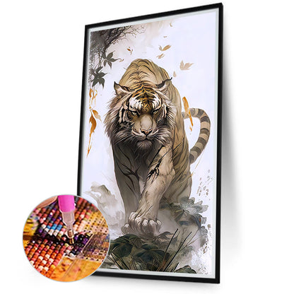 Tiger - Full Round Drill Diamond Painting 40*70CM